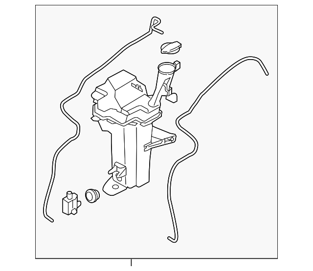 20182019 Kia Rio OEM NEW 20182019 Kia Rio Sedan Hatchback Reservoir