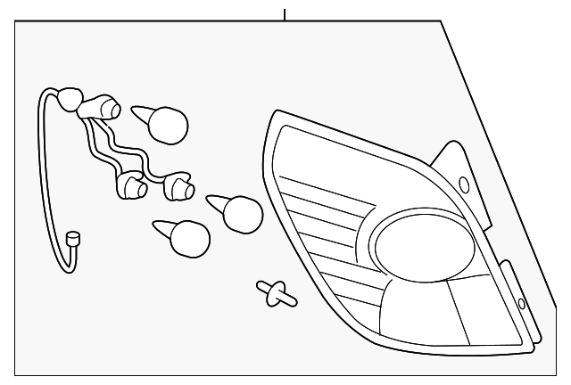Passenger Side Tail Lamp Assembly - GM (96830930)