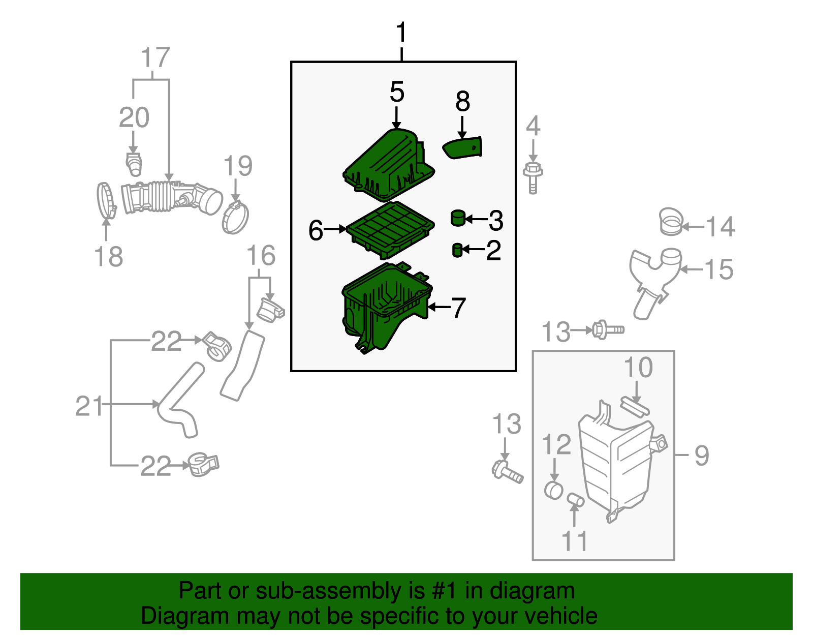 Air Cleaner - GM (96814238)