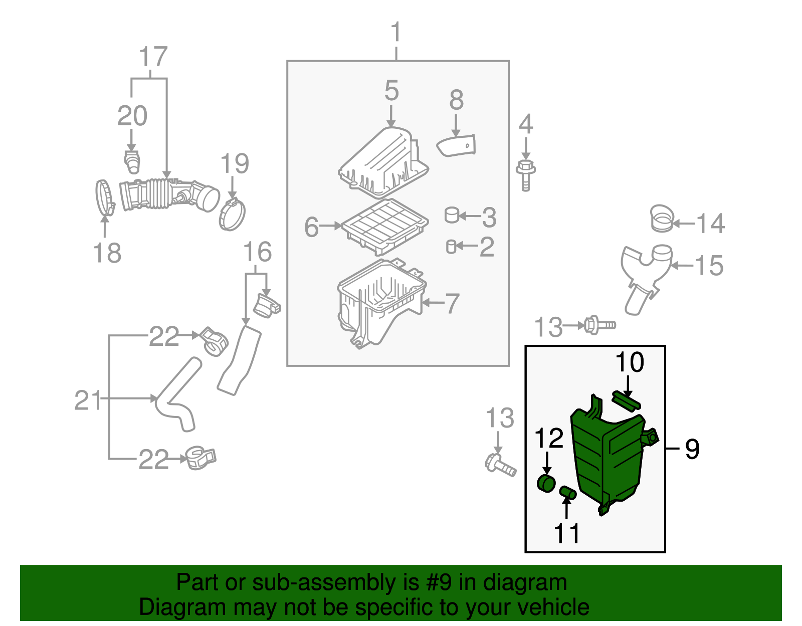 Air Cleaner Resonator - GM (96800817)