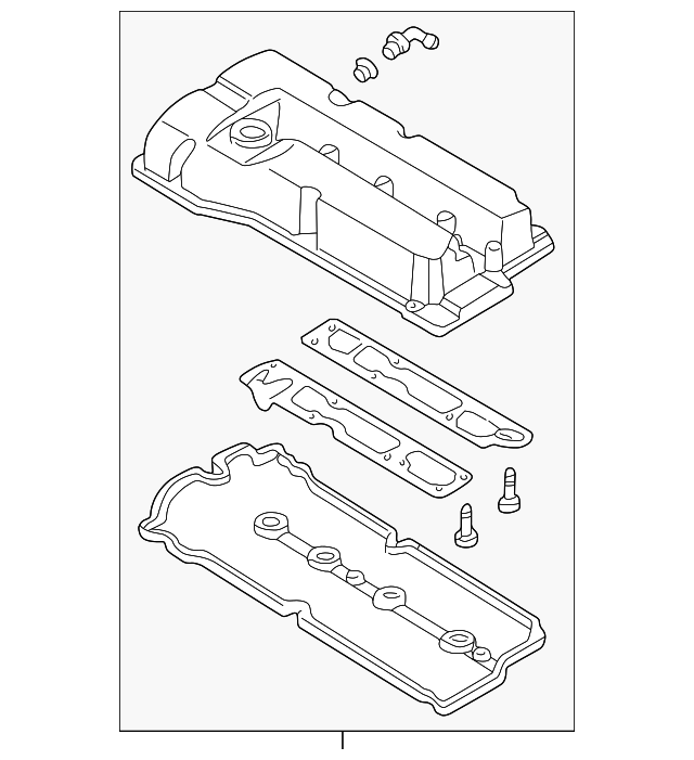 19992001 Mazda Protege Valve Cover ZL0110210B