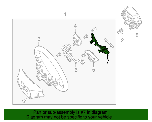 20162018 Hyundai Tucson Steering Wheel Emblem 56171D3000NS5 OEM
