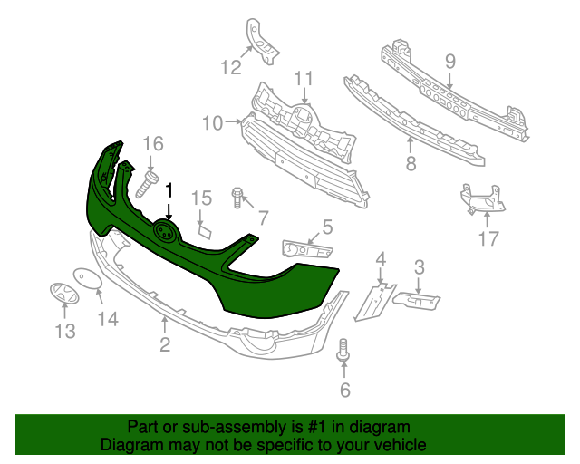HYUNDAI OEM Veracruz Front BumperBumper Cover Support Bracket Left