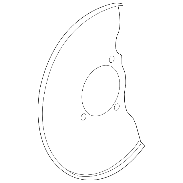 Front Passenger Side Brake Dust Shield - GM (94775729)