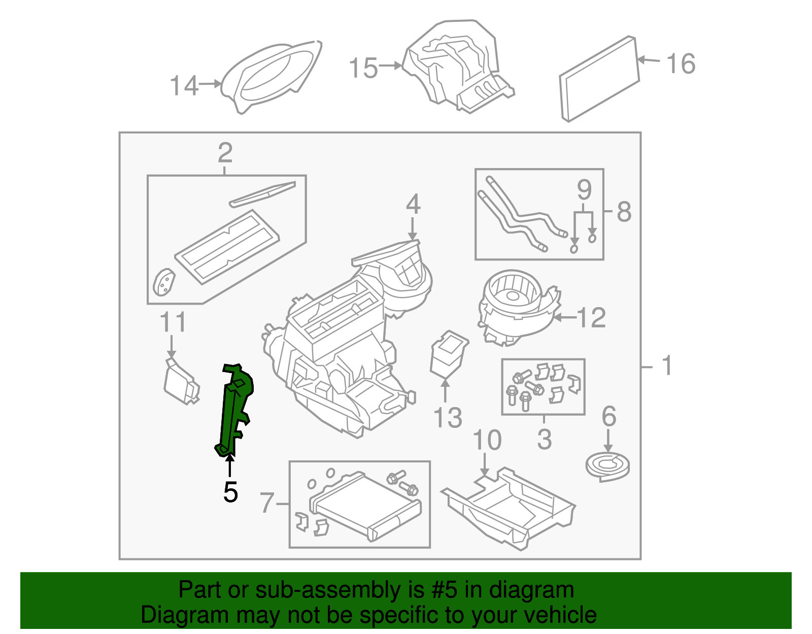 Cover, Pass Compt Air Fltr Acc Hole - GM (93181046)