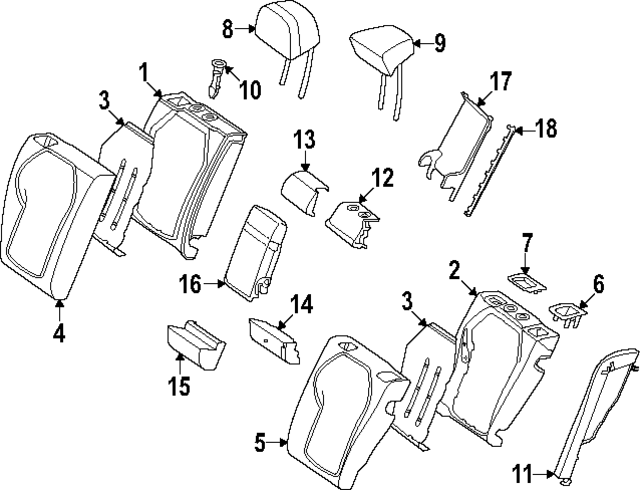 2022-2024 Mercedes-Benz Upper Cover 297-920-03-02-9E38 | Import  