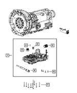 68259301AD - 845RE; 8-Speed; Automatic Transmission: Transmission Valve Body &amp; Control Unit for Chrysler: 300 | Dodge: Challenger, Charger, Durango | Jeep: Grand Cherokee | Ram: 1500 Classic Image image