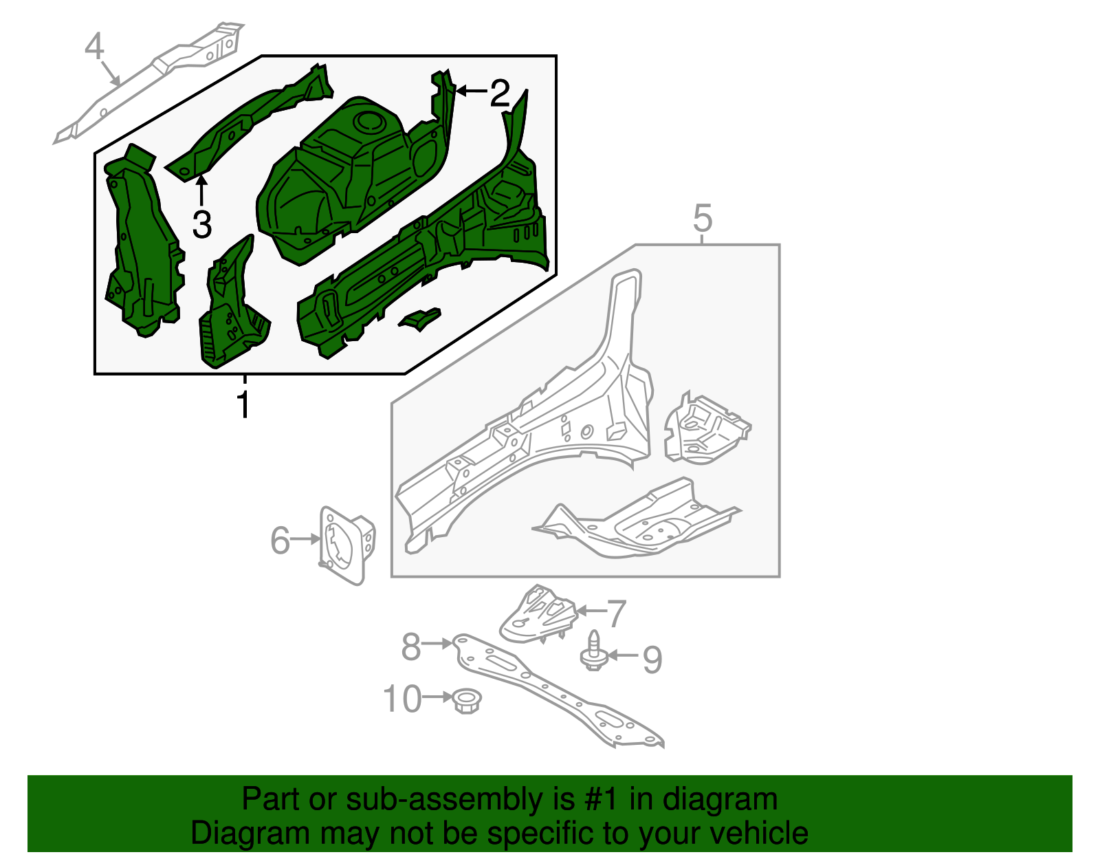 Apron Assembly - Ford (GG9Z-16055-A)