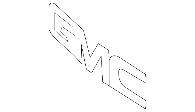 Front Grille GMC Logo - GM (88934840)