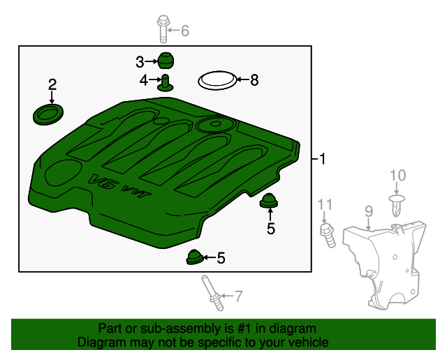12669220 GM Engine Intake Manifold Cover GM Parts Store
