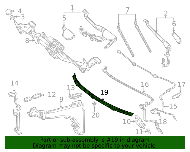 167-869-09-00 - Cover Panel 2020-2024 Mercedes-Benz | Mercedes 