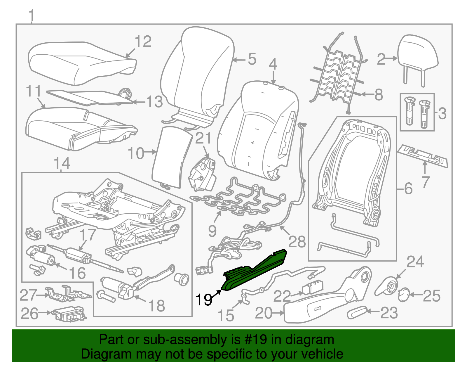 Cocoa Driver Seat Cushion Closeout Cover - GM (95971092)