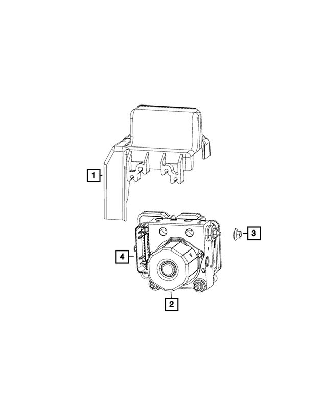 Genuine Mopar ABS Sensor 4727624AA