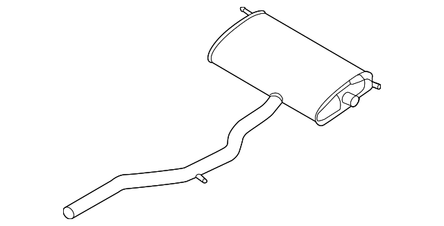 2019-2022 Volvo Muffler 32280780 | TascaParts.com