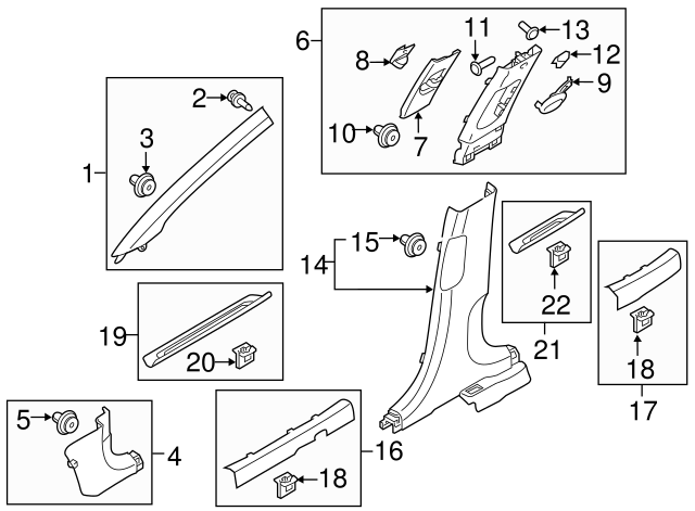 2017-2020 Kia Sportage Rear Sill Plate - Driver's Side (LH) 85877 ...