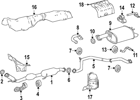 Exhaust Components for 2025 Toyota Camry | Parts Reliable Toyota MO