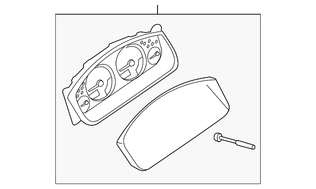 Genuine Nissan OEM 24813-1LA1A COVER-FRONT,COMBINATION METER 248131LA1A Genuine Nissan OEM 24813-1LA1A COVER-FRONT,COMBINATION METER 248131LA1A