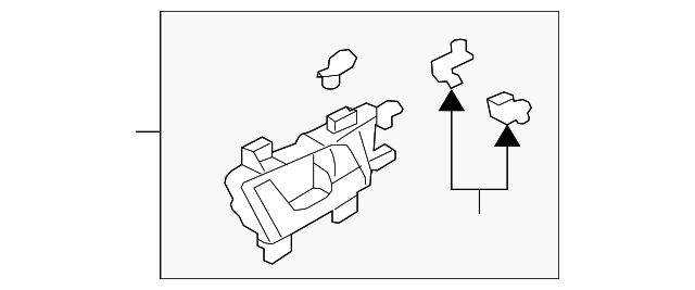Acura 72120-TK4-A11 Interior Door Handle