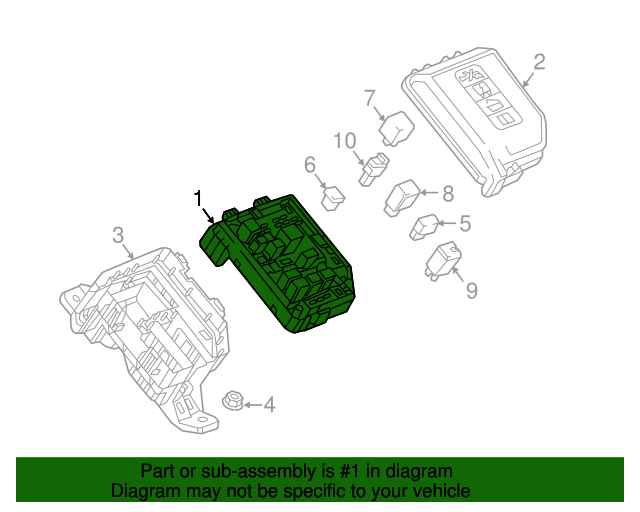42641895 GM Engine Wiring Harness Junction Block GM Parts Store