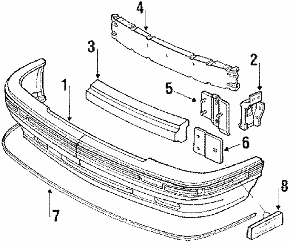 Fascia, Front Bpr - GM (96134442)