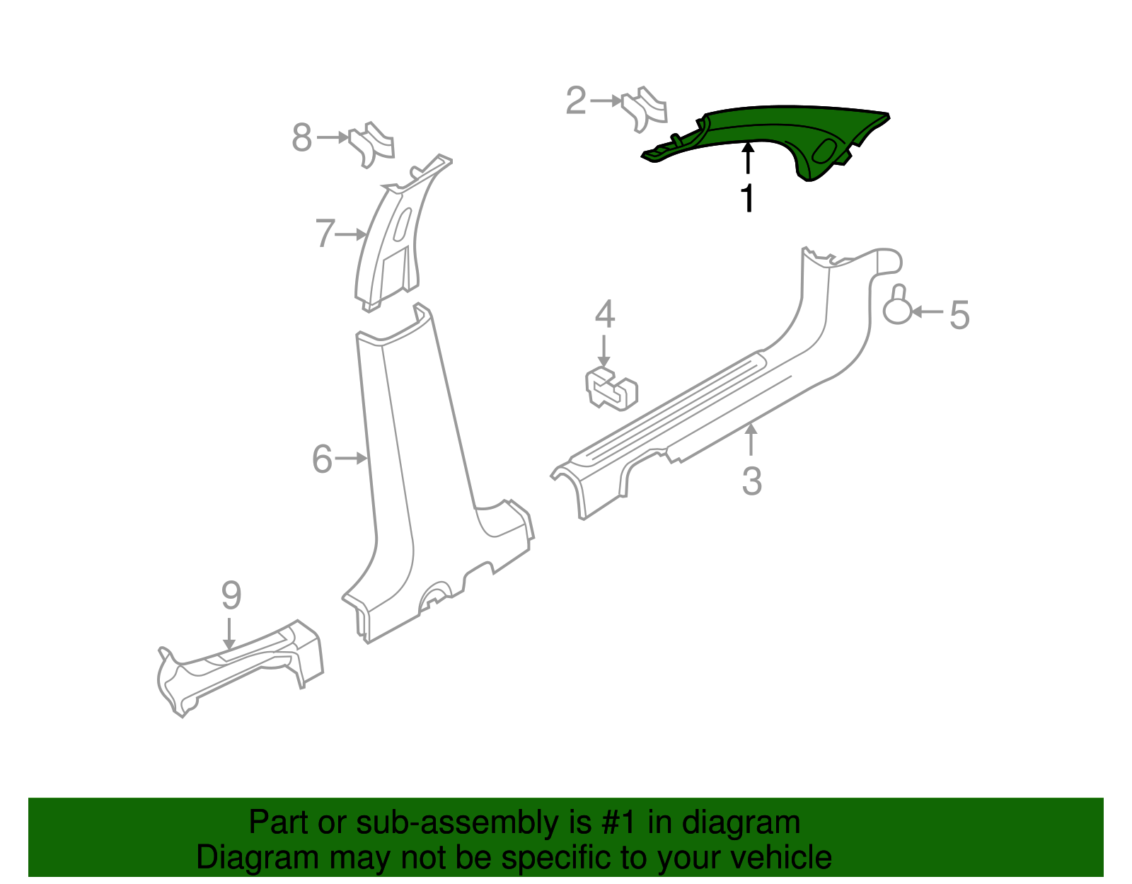 Molding - GM (96860672)