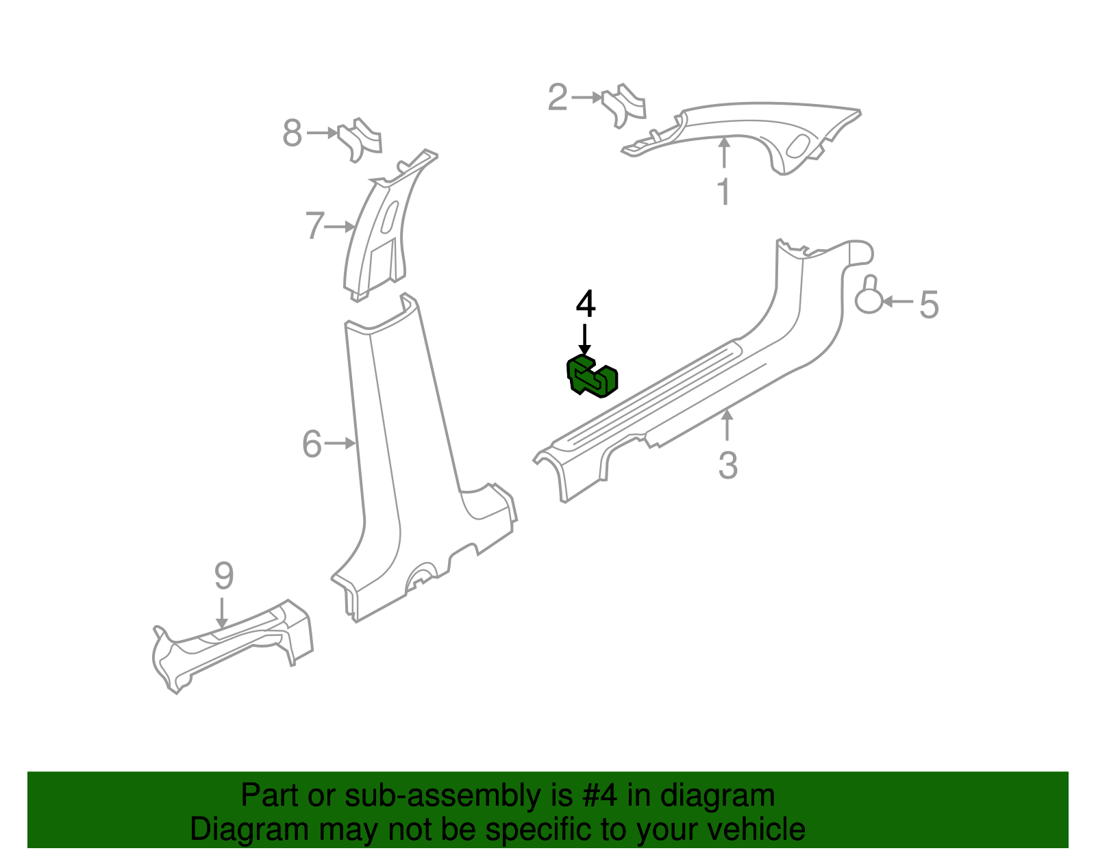 Multi-Purpose Clip - GM (96270243)