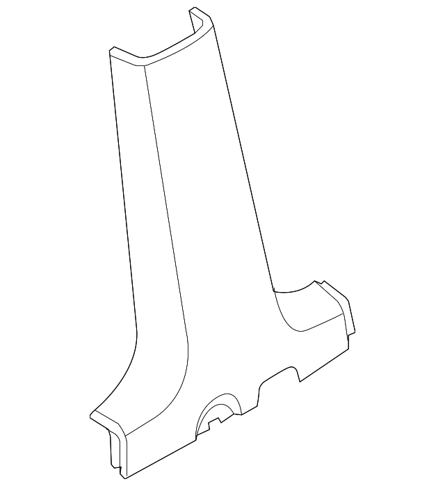 20062011 GM Body BPillar Trim Panel 96649839 GM