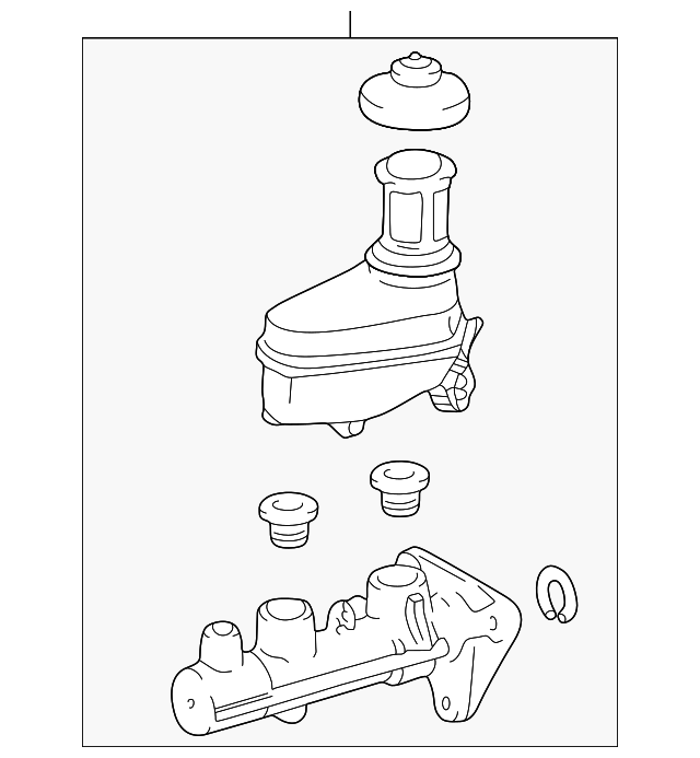 20002002 Toyota Corolla Master Cylinder 4720102030 Toyota Parts Center