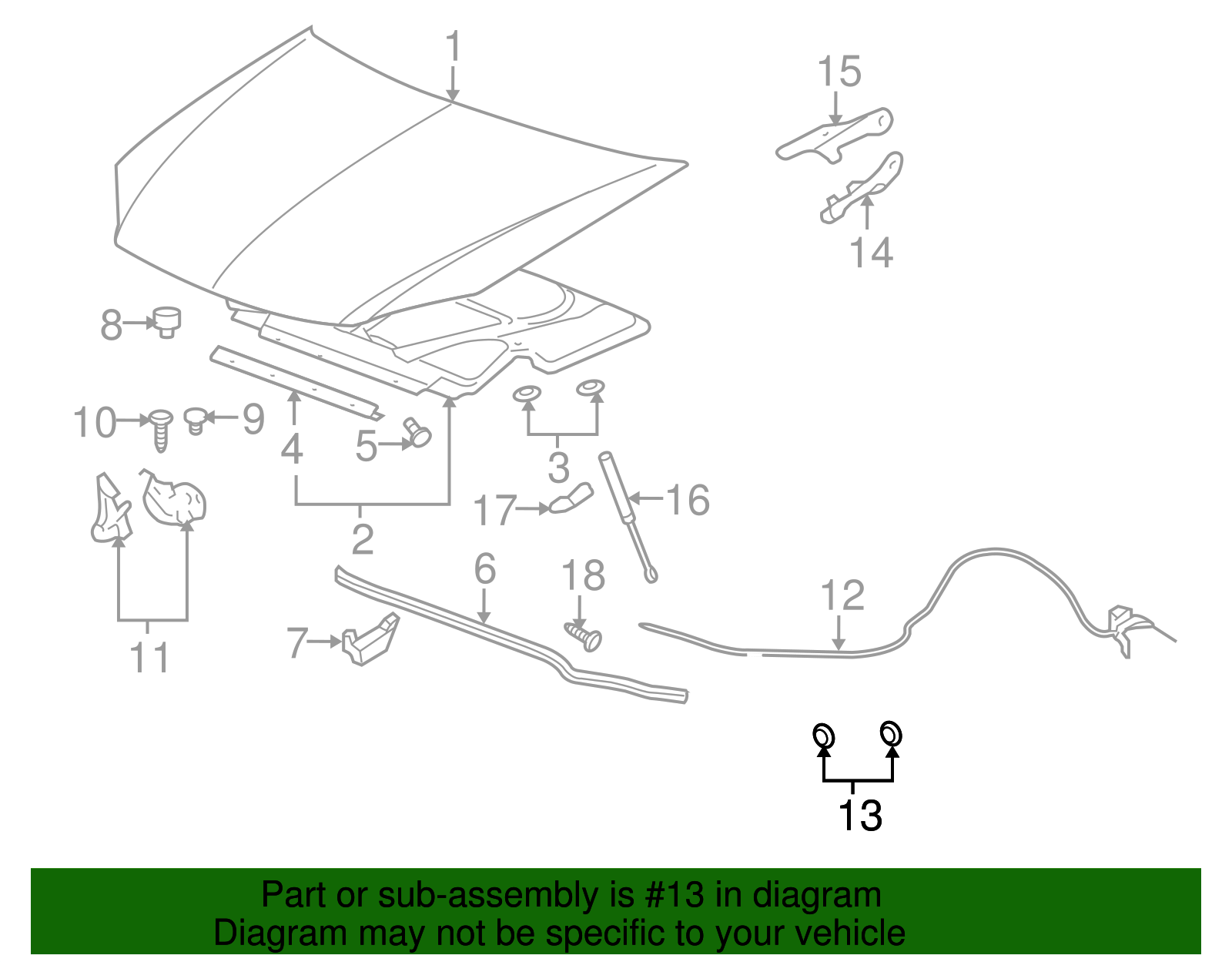 Multi-Purpose Clip - GM (25702230)