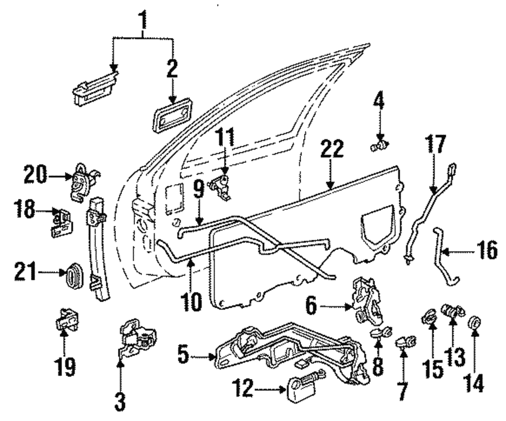 Cylinder & Keys - GM (12504349)