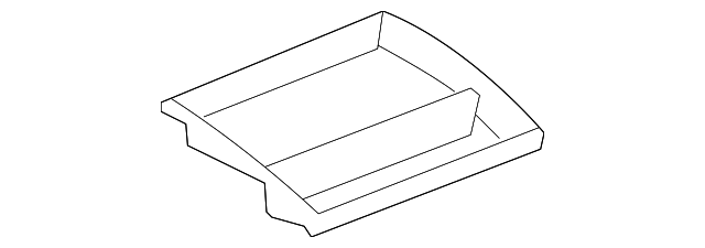 Instrument Panel Storage Compartment - Volkswagen (7L6-857-923-A-3X1)