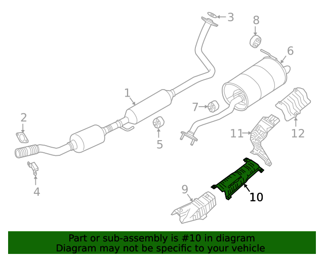 20182023 Nissan Heat Shield 747585RB0A Nissan Parts Store