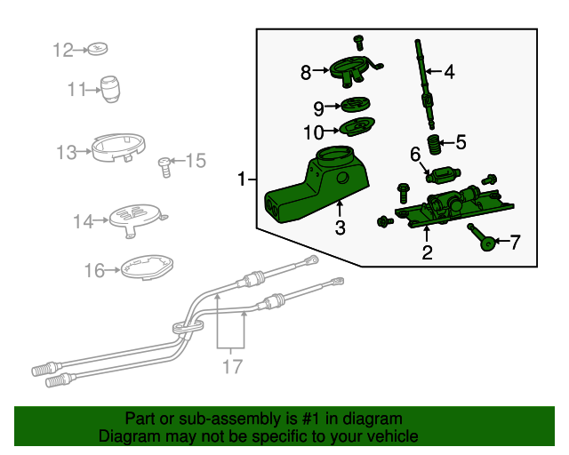 420711050 Gear Shift Assembly 20082015 Audi R8 Audi Parts Store
