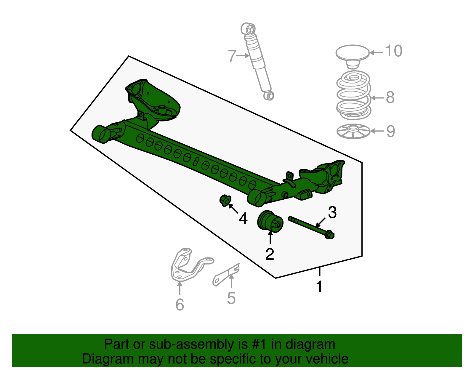Axle Kit, Rear - GM (10360699)