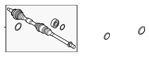 2014-2018 Mazda 3 Axle Assembly FTC3-25-50X | RealMazdaParts.com