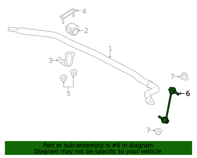 20212024 Ford Stabilizer Link ML3Z5K484A Online Ford Parts Catalog