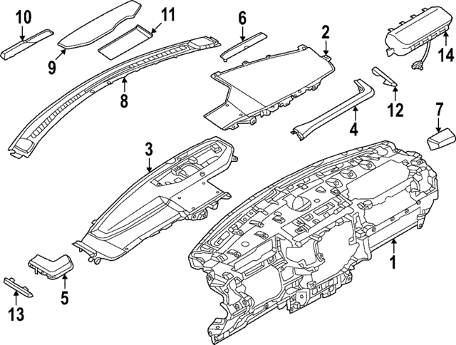2022-2024 Ford Speaker Grille Mat PL1Z-78045G34-AA | OEM Parts Online