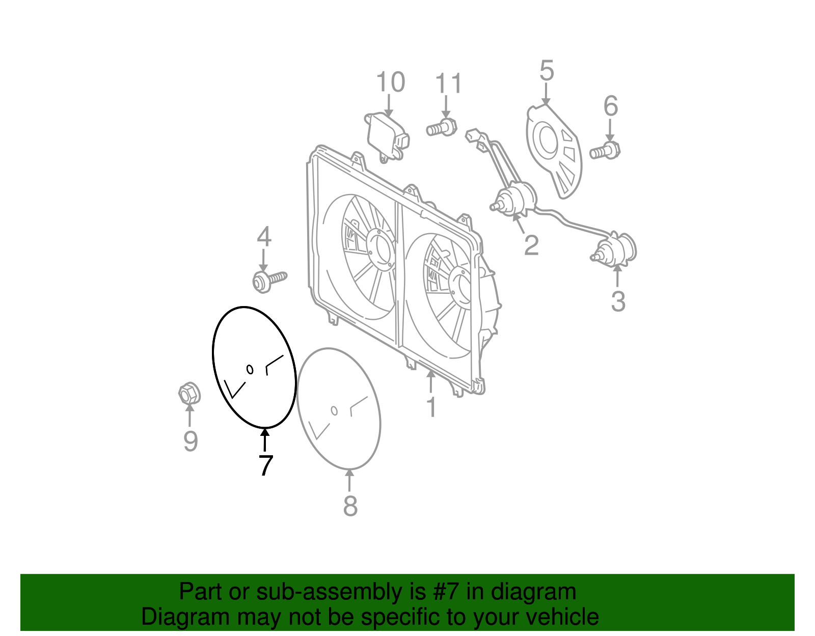 Fan Blade - Toyota (16361-0V070)