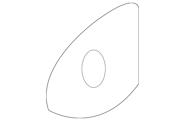 Handle, Outside Pad - Ford (YS4Z-5422042-AA)