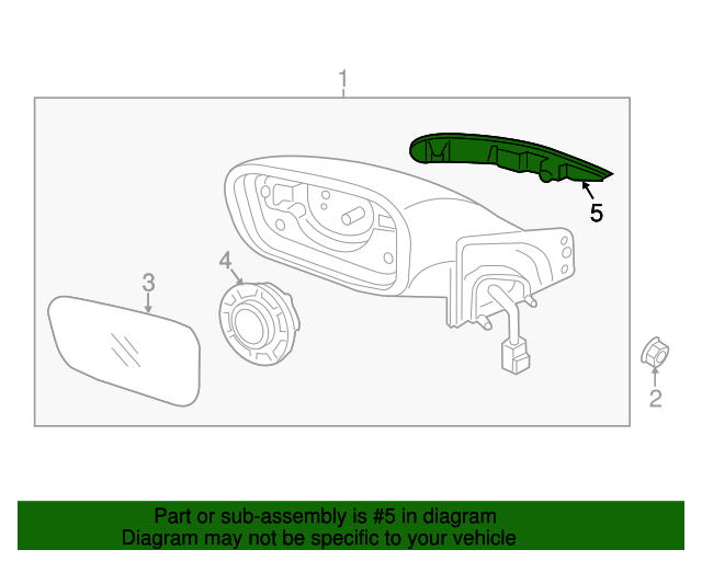 20182019 Hyundai Sonata Turn Signal 87613C2500 OEM Parts Online