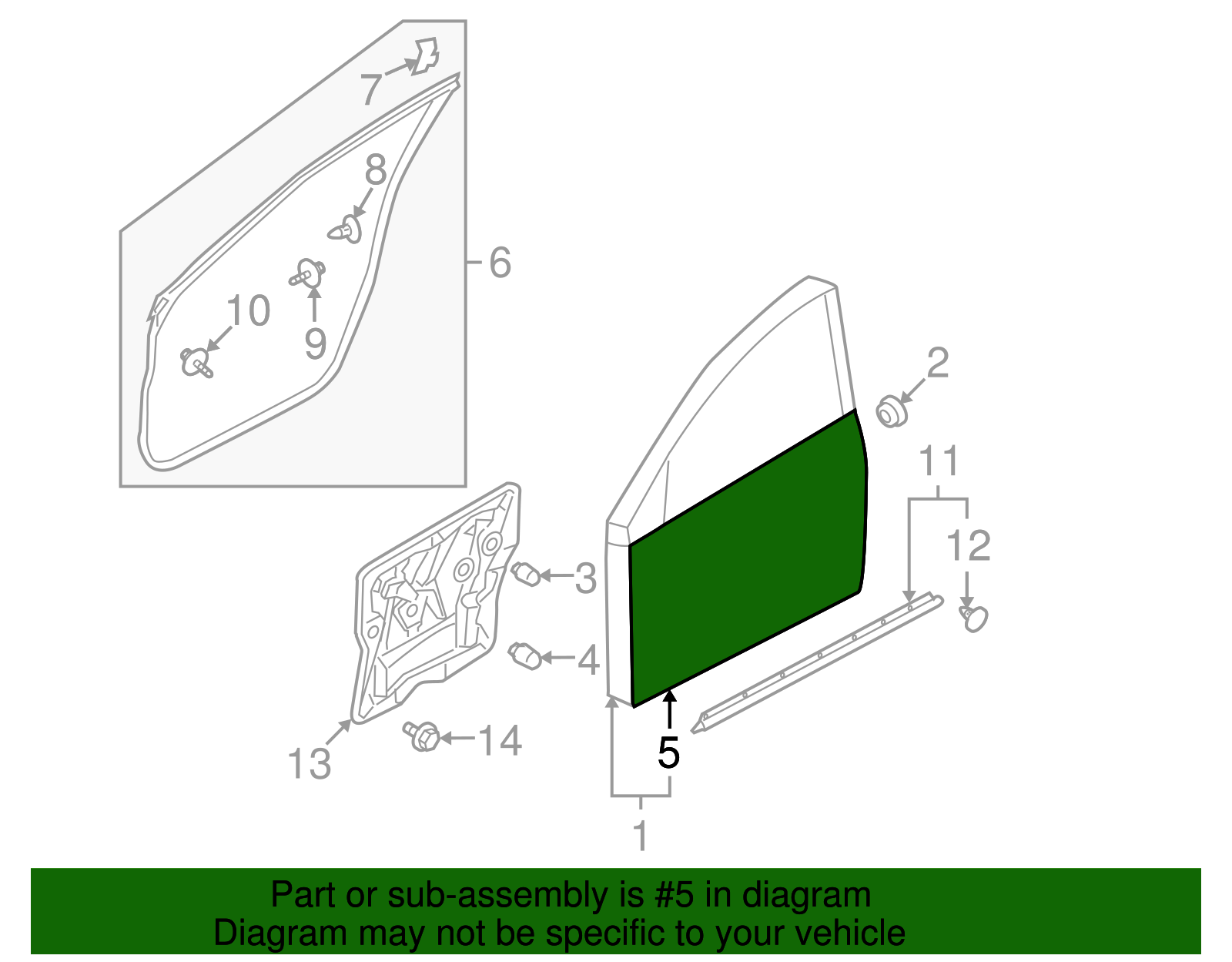 2011-2015 Nissan Outer Panel H0153-1VKMA | Sullivan Brothers Nissan