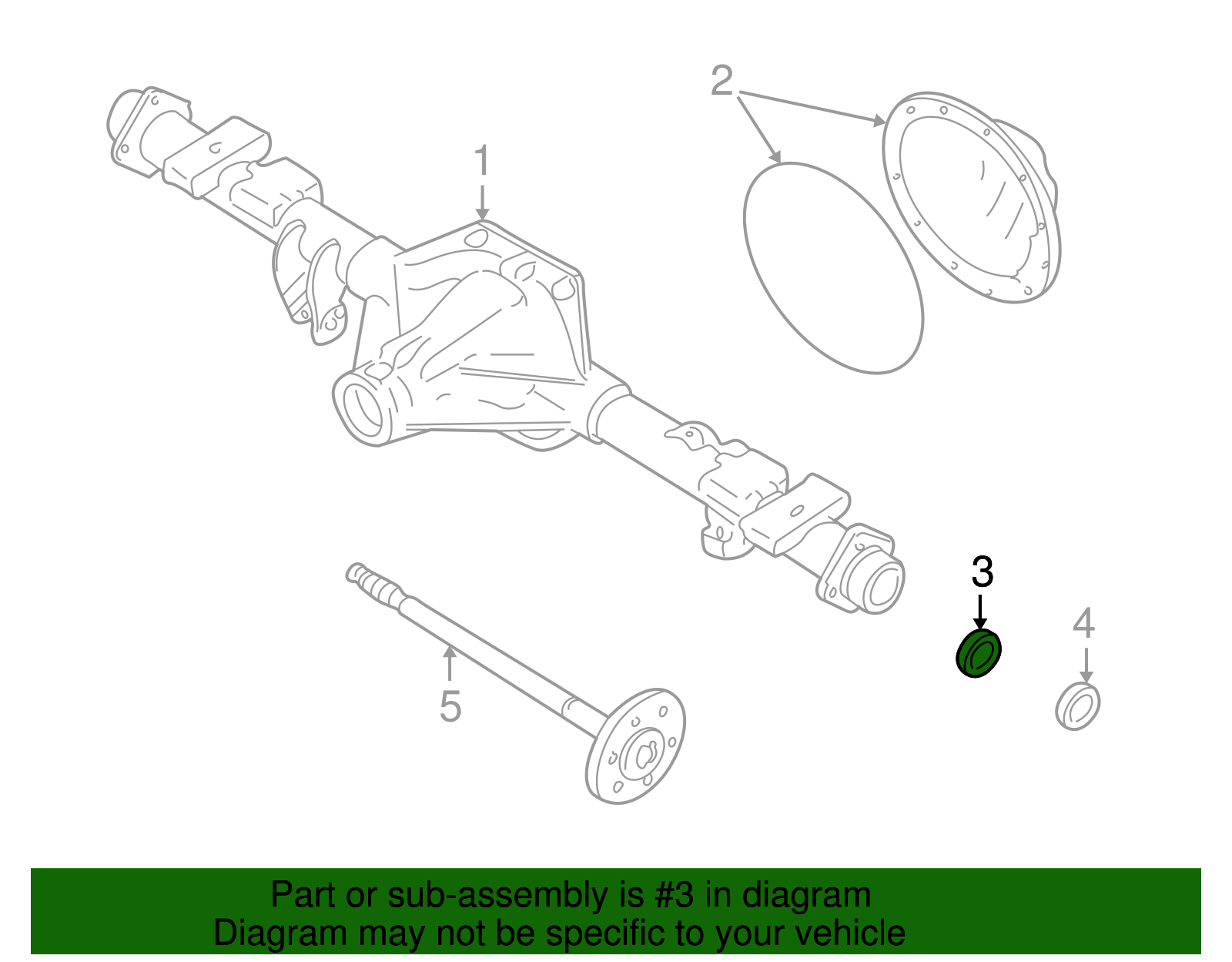 Rear Wheel Bearing - GM (09439561)
