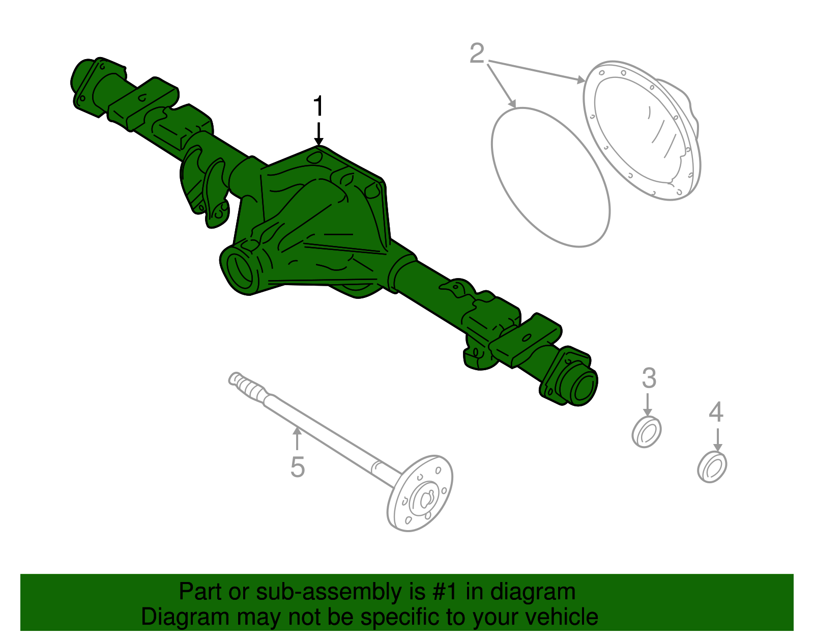 Housing Assembly, R/Axle - GM (12479199)
