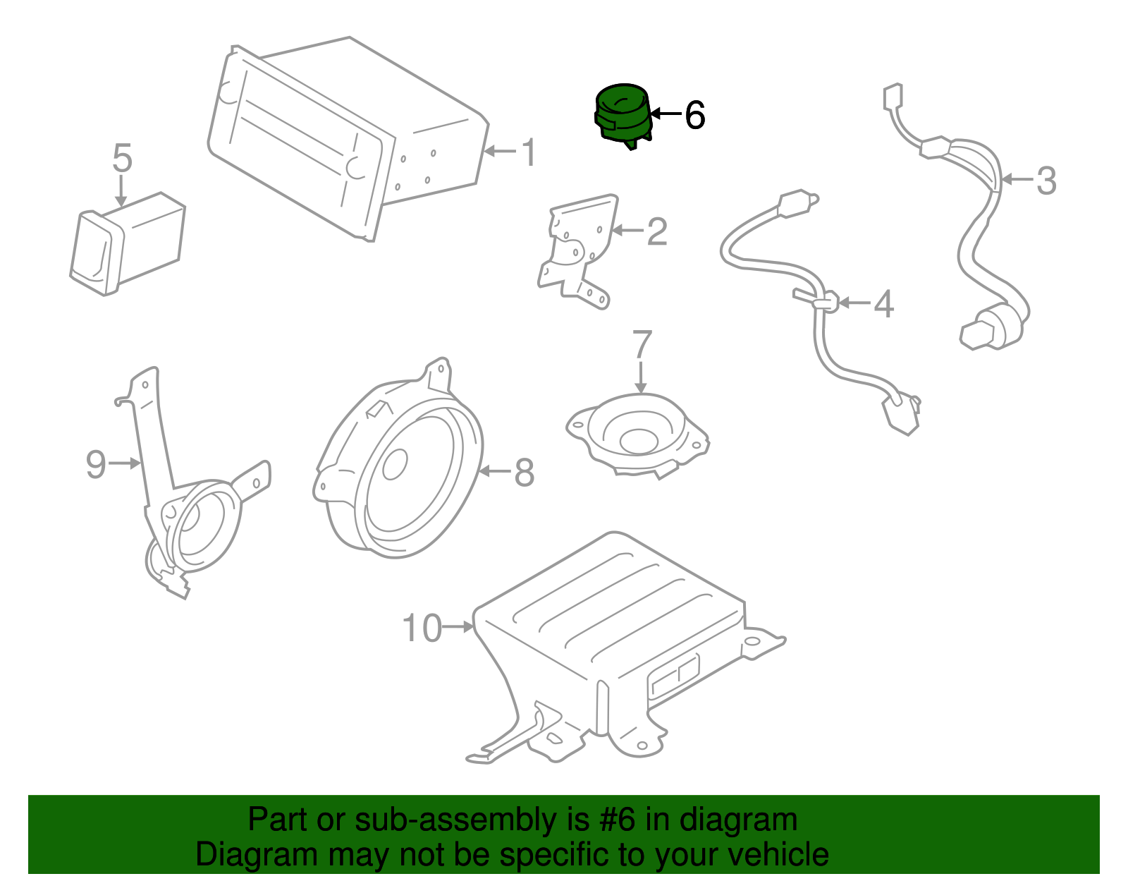 Speaker - Scion (SU003-02649)