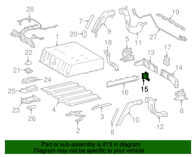 G92D447050 Hybrid Battery Compartment Cooling Fan Duct Adapter