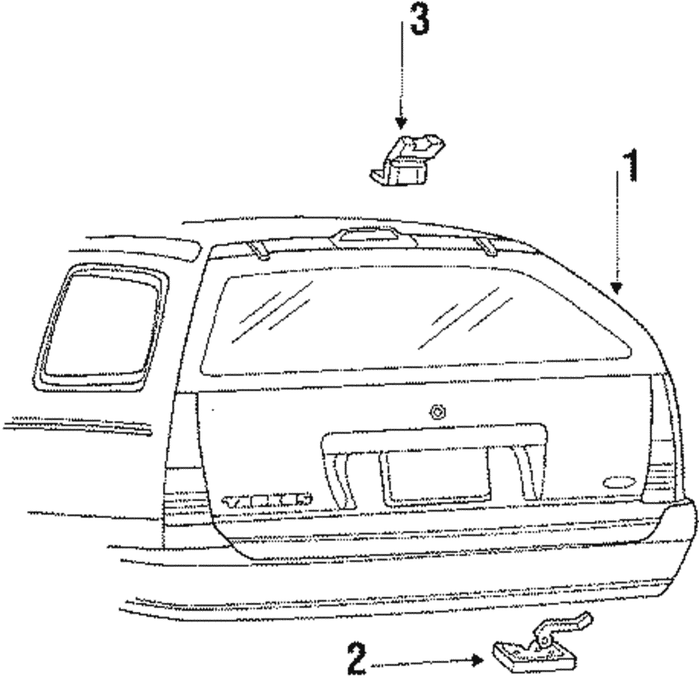 Latch - Ford (E9DZ-7443150-B)