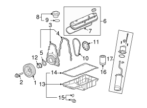 ACDelco 12612351 – Guarnizione Carter Olio Motore, Ricambio Originale GM