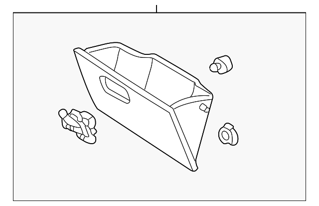 Glove Box Assembly - Ford (YL8Z-7806024-BAC)