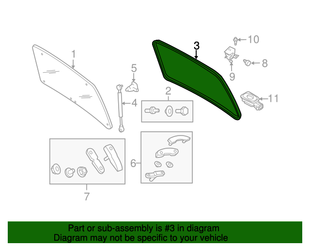 BL8Z7842084C 20082012 Ford 2009 thru 2012 Escape & Mariner OEM Ford