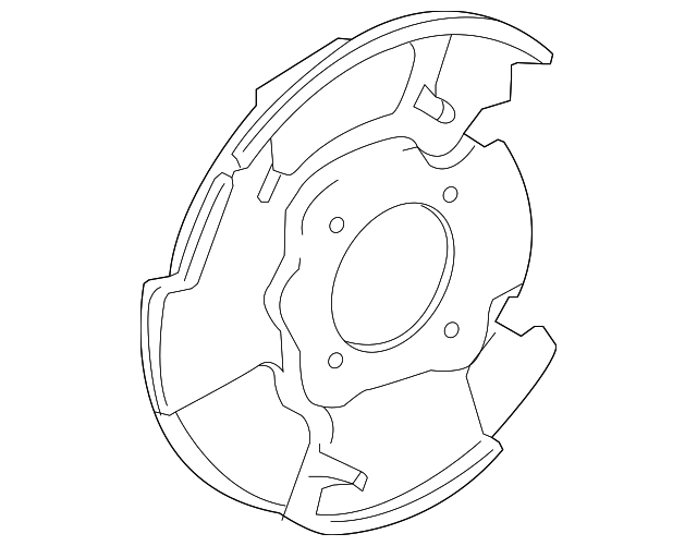 20052023 Toyota Brake Dust Shield (Left, Front) 4778204050